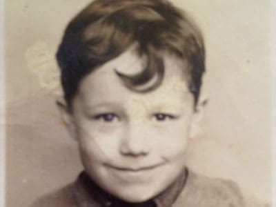 Harold Joe Waldrum school portrait 1940-41