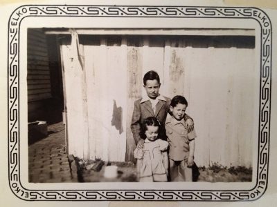Harold Joe Waldrum, Whitt Waldrum, and little Linda Waldrum