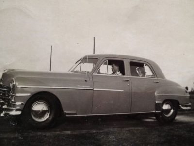 Harold Joe Driving, Linda in the Back Seat