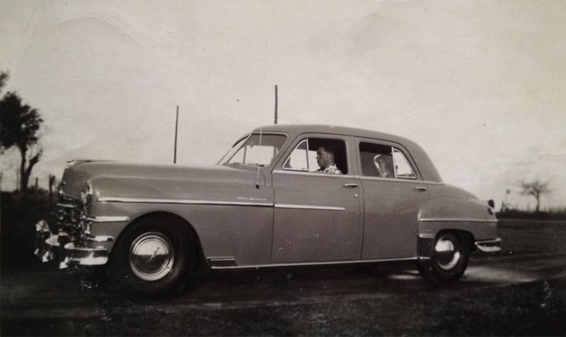 Harold Joe Driving, Linda in the Back Seat