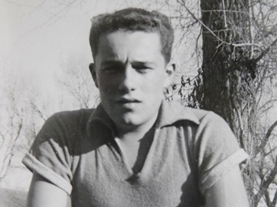 Harold Joe Waldrum as a teenager