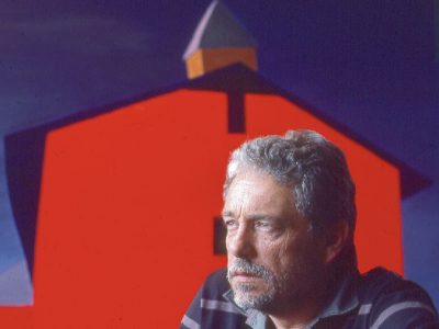 Harold Joe Waldrum in the Sharp Studio, Taos NM, by Steve Northup