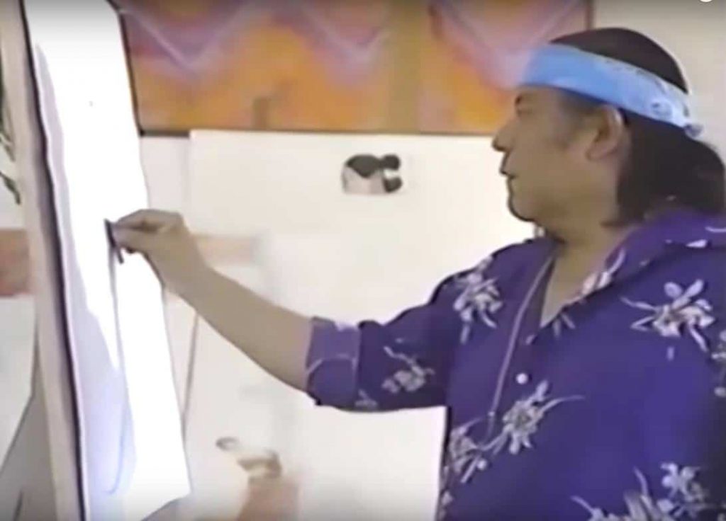 Still from the Heese / Waldrum Studios video on artist R.C. Gorman