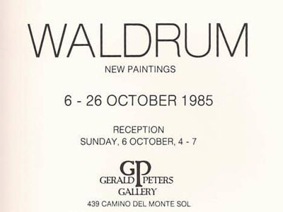 Harold Joe at Gerald Peters 1985