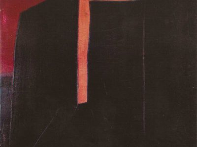 Harold Joe Waldrum, "Las Trampas," 24x24" acrylic on canvas, 1982