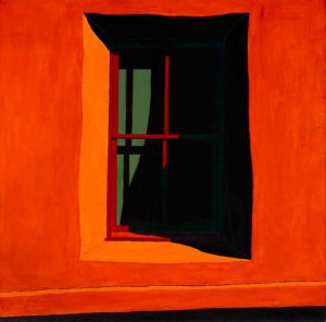 Window at Chacón III, acrylic on linen, Harold Joe